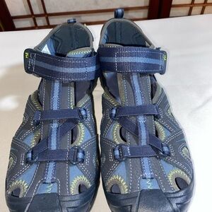 Merrell Hiker Leather Sandal Blue Water Women 5W